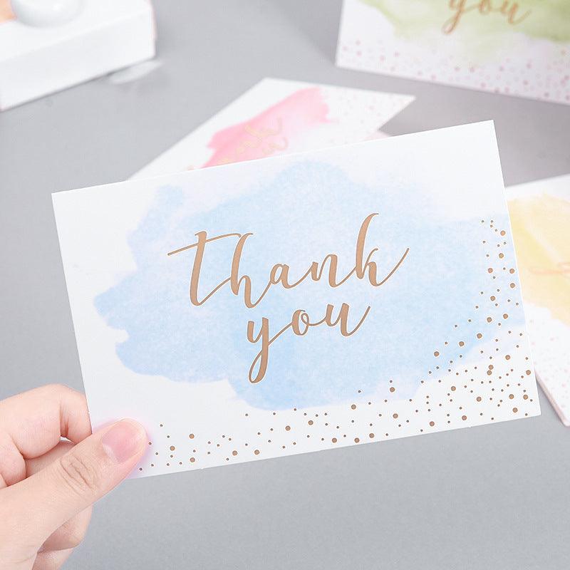 Thank You Cards With Envelopes 48 Bulk - Watercolor Thank You Cards 6 Design 4 X 6 Inch for Birthday Wedding Baby Shower - Lasercutwraps Shop