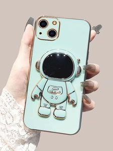 Astronaut Design Stand-Out Grip Phone Case - Lasercutwraps Shop