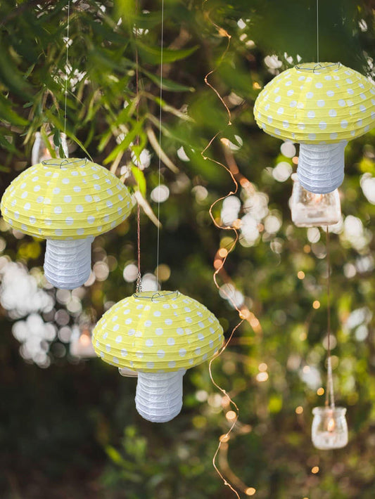2pcs Mushroom Shaped Paper Lantern - Lasercutwraps Shop