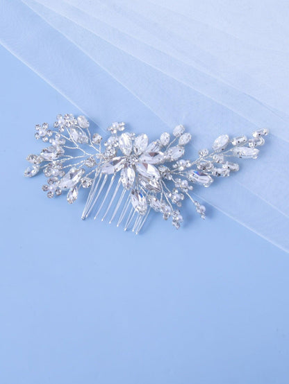 4pcs Rhinestone Decor Bridal Headwear Set - Lasercutwraps Shop