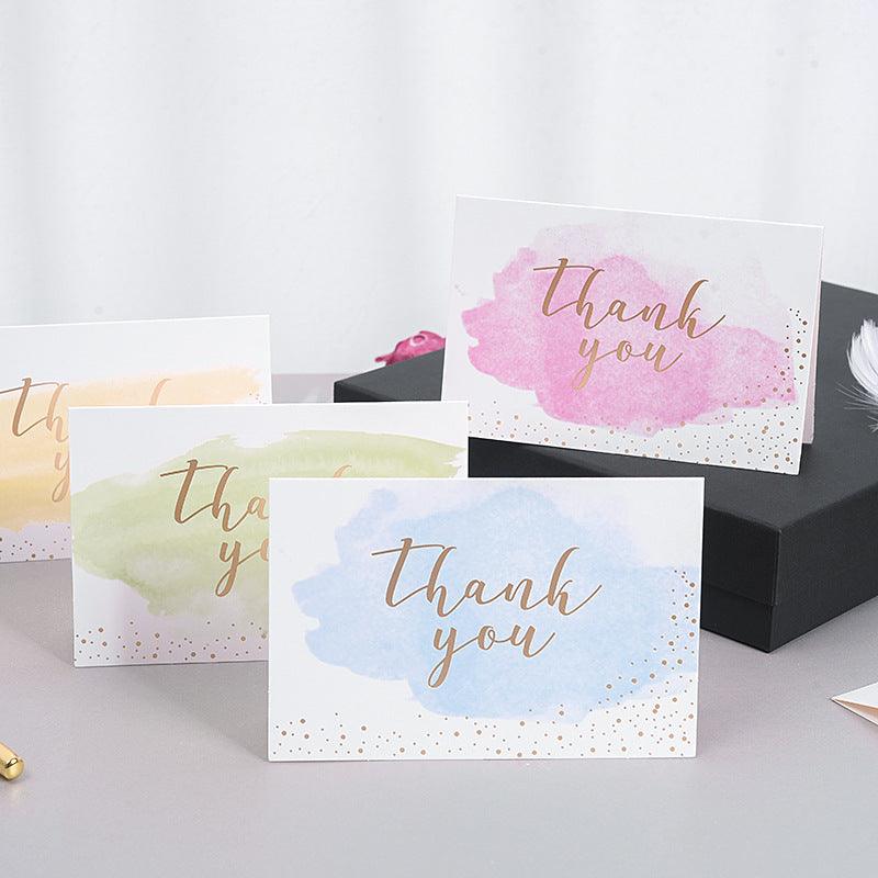 Thank You Cards With Envelopes 48 Bulk - Watercolor Thank You Cards 6 Design 4 X 6 Inch for Birthday Wedding Baby Shower - Lasercutwraps Shop