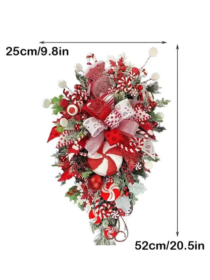 1pc Christmas Wreath Decoration - Lasercutwraps Shop