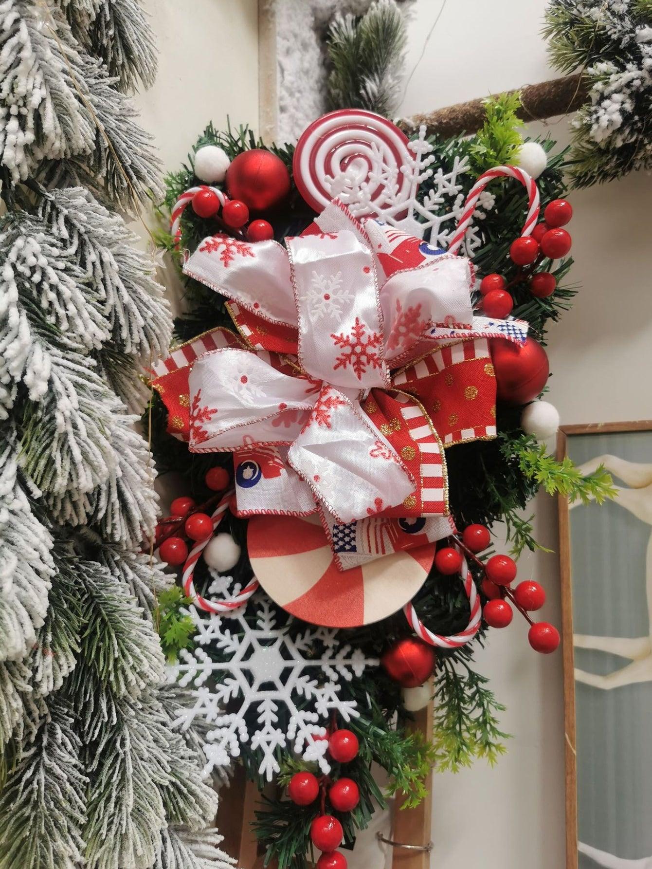 1pc Christmas Wreath Decoration - Lasercutwraps Shop