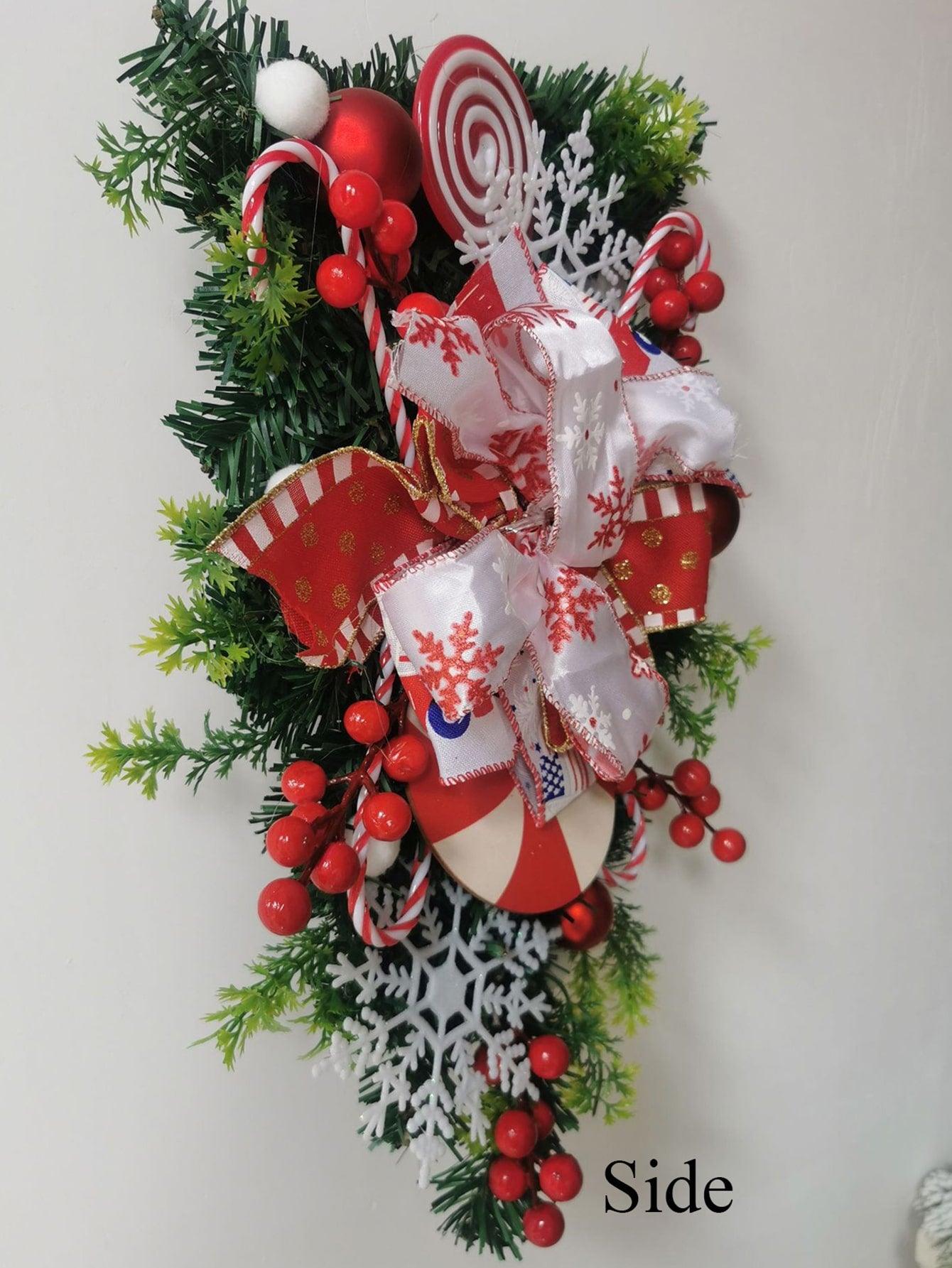 1pc Christmas Wreath Decoration - Lasercutwraps Shop