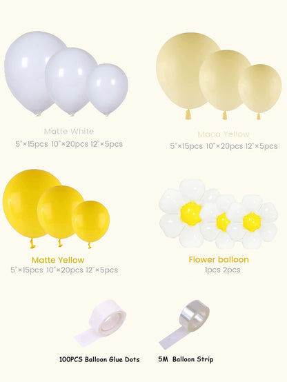 125pcs Flower Design Balloon Garland - Lasercutwraps Shop