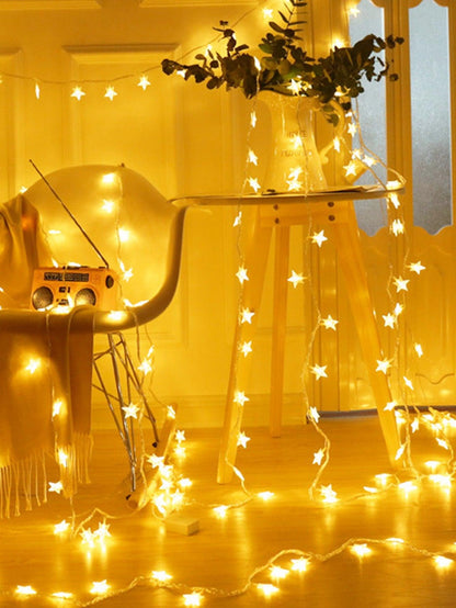 20pcs Star Shaped String Light - Lasercutwraps Shop