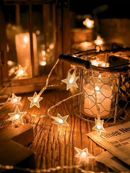 20pcs Star Shaped String Light - Lasercutwraps Shop