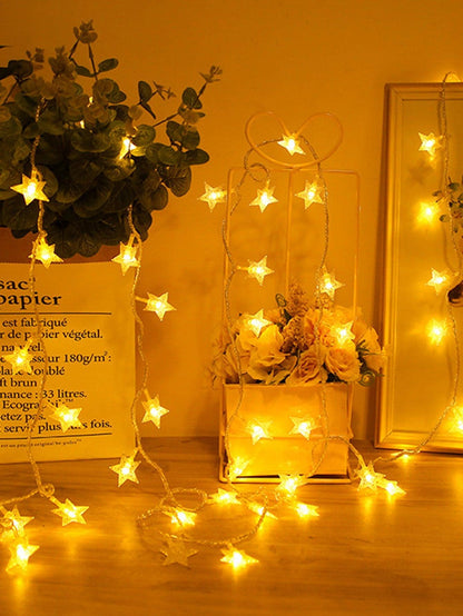 20pcs Star Shaped String Light - Lasercutwraps Shop