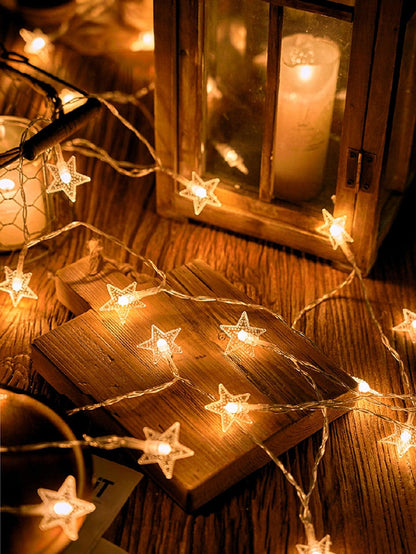 20pcs Star Shaped String Light - Lasercutwraps Shop