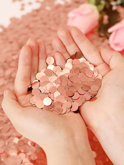 1pack Metallic Round Throwing Confetti - Lasercutwraps Shop