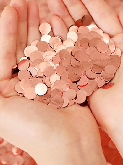 1pack Metallic Round Throwing Confetti - Lasercutwraps Shop
