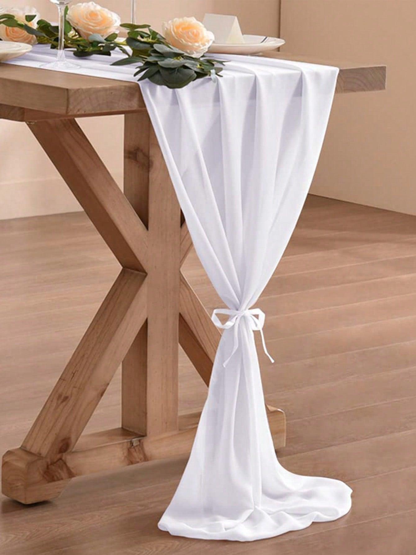 1pc Pink Disposable Table Cover, Minimalist Fiber Disposable Tablecloth For Party - Lasercutwraps Shop