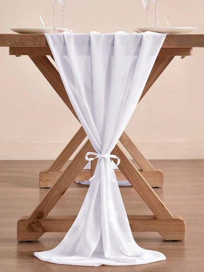 1pc Pink Disposable Table Cover, Minimalist Fiber Disposable Tablecloth For Party - Lasercutwraps Shop