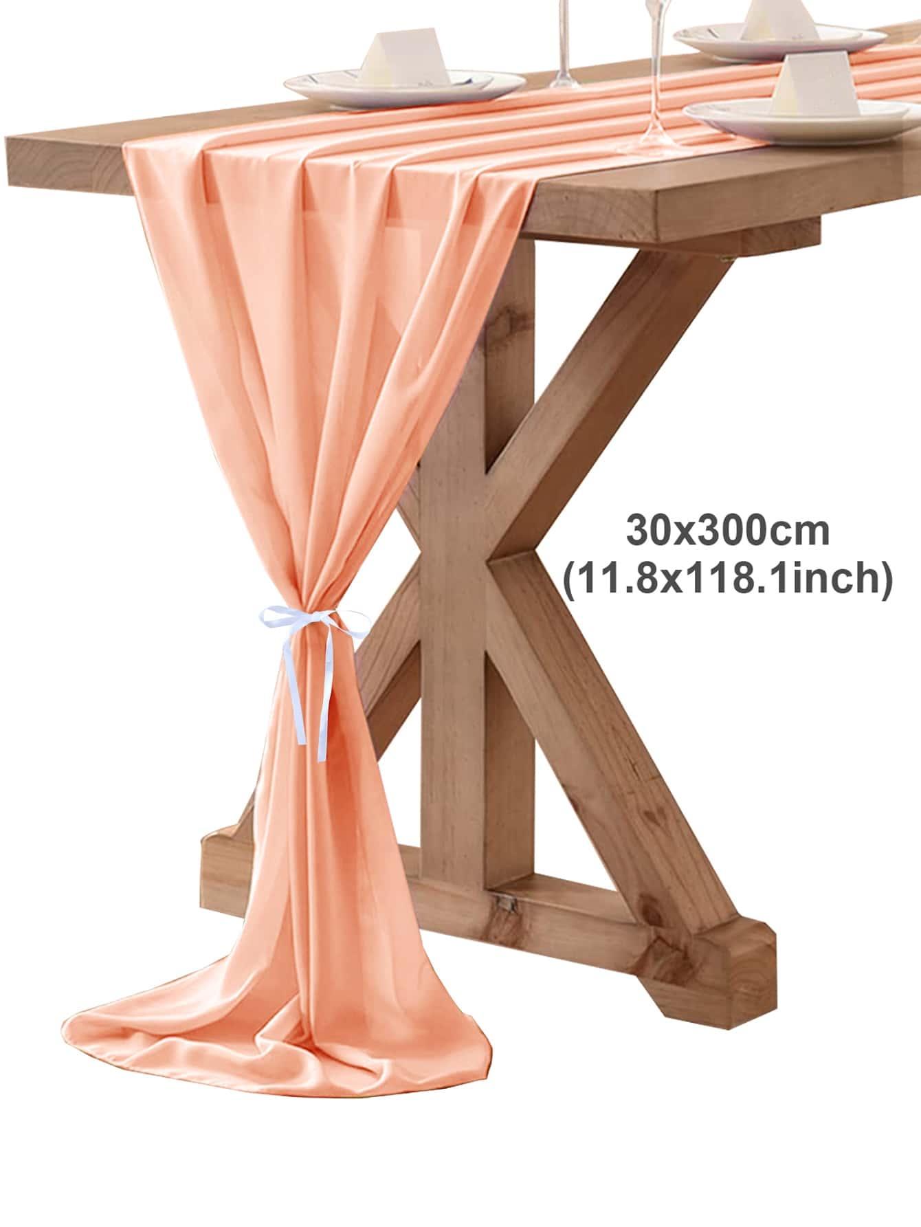 1pc Pink Disposable Table Cover, Minimalist Fiber Disposable Tablecloth For Party - Lasercutwraps Shop