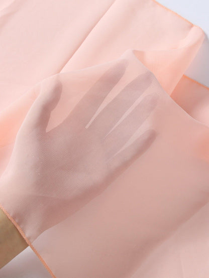 1pc Pink Disposable Table Cover, Minimalist Fiber Disposable Tablecloth For Party - Lasercutwraps Shop