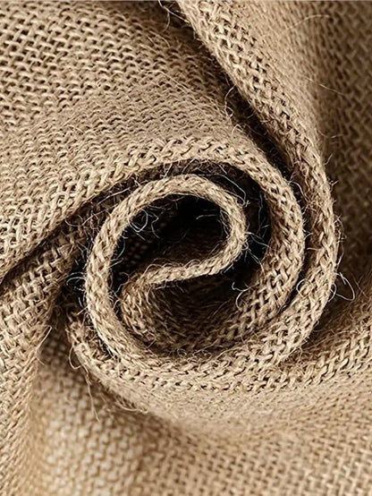 30*500cm Natural Jute Table Runner, Rustic Style Wedding Birthday Party Decor, Natural Jute Color - Lasercutwraps Shop