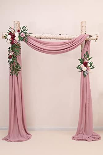 Artificial Wedding Arch Flowers Swag for Wedding Ceremony Sign Floral Decoration - Lasercutwraps Shop