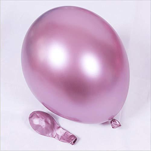 60pcs Purple Pink Chrome Shiny Metallic Latex Balloons 12inch Perfect for Birthday Party Bridal Baby Shower Engagement Wedding Party Decor - Lasercutwraps Shop