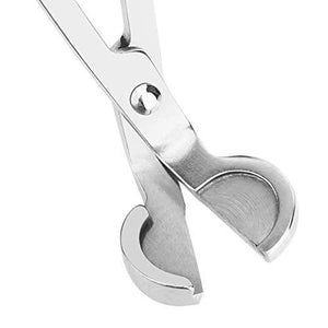 Candle Wick Trimmer, Polished Stainless Steel Wick Clipper Cutter, Scissors, Reaches Deep Into Candles to Cut Spent Wicks, Allow Cleaner Burn and Prevent Soot Buildup - Lasercutwraps Shop