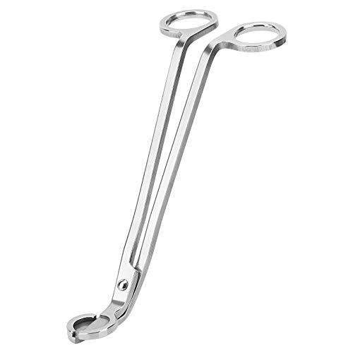 Candle Wick Trimmer, Polished Stainless Steel Wick Clipper Cutter, Scissors, Reaches Deep Into Candles to Cut Spent Wicks, Allow Cleaner Burn and Prevent Soot Buildup - Lasercutwraps Shop