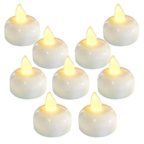 24 Pack Waterproof Flameless Floating Tealights Candles for Wedding, Party, Centerpiece, Pool & SPA - Lasercutwraps Shop