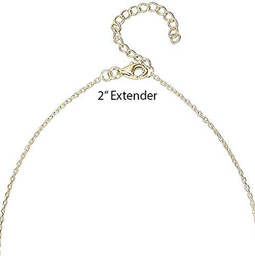 14K Yellow Gold Plated 1.00 ct (D Color, VVS Clarity) CZ Simulated Diamond Bezel-Set Solitaire Choker Necklace | Necklace for Women - Lasercutwraps Shop