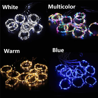 Battery or USB Plug in, 9.8 x 9.8 ft Remote Control Curtain Fairy Light Garland LED String Lights Wedding Backdrop Party Decorations - Lasercutwraps Shop