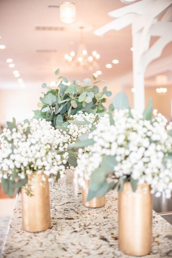 Babies Breath Flowers Artificial Fake Gypsophila DIY Floral Bouquets  Arrangement Wedding Home Decor 12Pcs