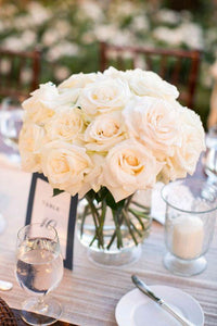 24 PCS Rose Artificial Flowers, Single Fake Rose Flower Bouquet for Wedding Centerpieces Bridal Shower - Lasercutwraps Shop