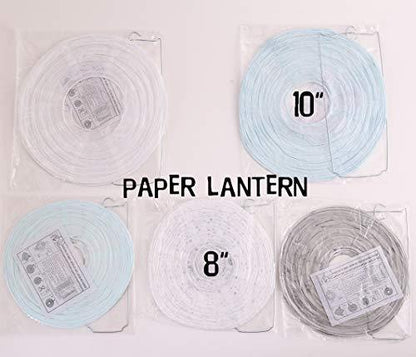 Boy baby shower decoration with Banners Elephant Garland and Paper Lantern - Lasercutwraps Shop