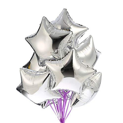 50pcs/lot Star Shape Foil Mylar Helium Ballon 18" Balloon Birthday Party Decoration Foil Balloons - Lasercutwraps Shop