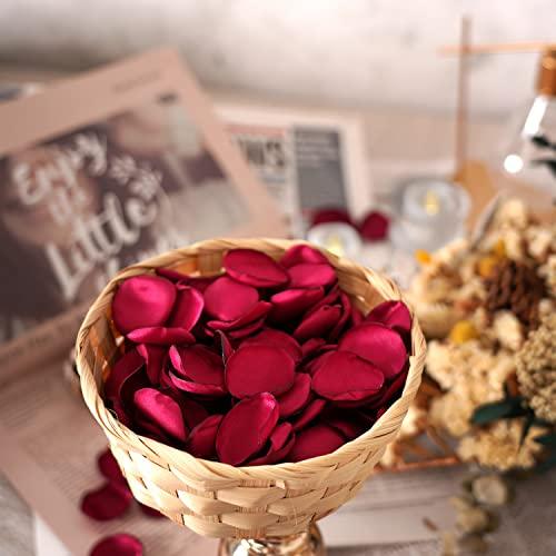 200PCS Silk Rose Petals for Valentines Day Decor, Wedding Aisle Decoration - Lasercutwraps Shop