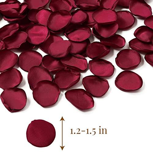 200PCS Silk Rose Petals for Valentines Day Decor, Wedding Aisle Decoration - Lasercutwraps Shop