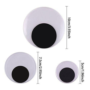 2 Inch 3 Inch 4 Inch Large Googly Wiggle Eyes with Self-Adhesive 8 Pcs for Christmas Halloween Decorations - Lasercutwraps Shop