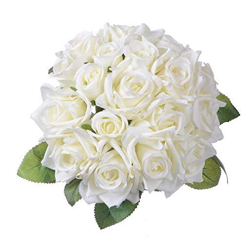 2pcs Artificial Flowers Rose Bouquet for Home Garden Party Wedding Table Decoration - Lasercutwraps Shop
