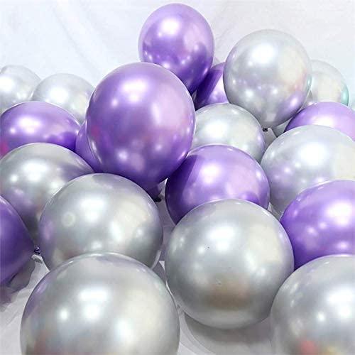 5inch 100pcs Gold Metallic Chrome Latex Balloon Shiny Thicken Balloon for Wedding Graduation Birthday Baby Shower - Lasercutwraps Shop