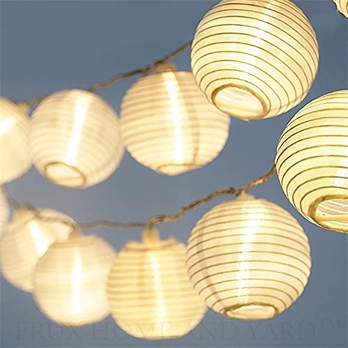 21ft Mini Lantern String Lights with Remote for Outdoor Weddings - Lasercutwraps Shop