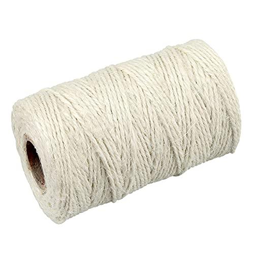 328 Feet Natural Jute Twine Best Arts Crafts Gift Twine Christmas Twine Durable Packing String,Beige - Lasercutwraps Shop