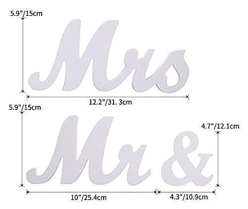 Wedding Decorations Set,Large Mr and Mrs Sign & Just Married Banner - Lasercutwraps Shop