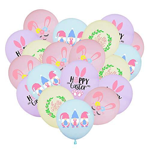 40Pcs Easter Balloons, Spring Bunny Gnome Balloons, Easter Party Supplies and Decorations - Lasercutwraps Shop