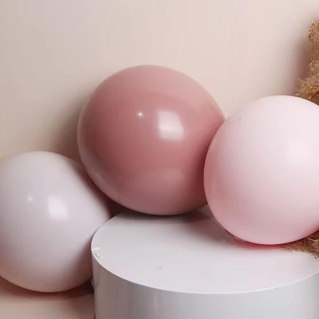 Ivory Dusty Pink Balloon Garland Kit Cream Peach Matte Latex Balloons Double-Stuffed Retro Pink Balloon Arch - Lasercutwraps Shop