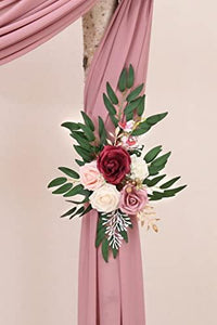 Artificial Wedding Arch Flowers Swag for Wedding Ceremony Sign Floral Decoration - Lasercutwraps Shop