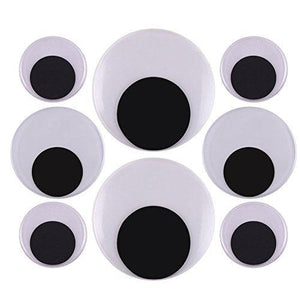 2 Inch 3 Inch 4 Inch Large Googly Wiggle Eyes with Self-Adhesive 8 Pcs for Christmas Halloween Decorations - Lasercutwraps Shop