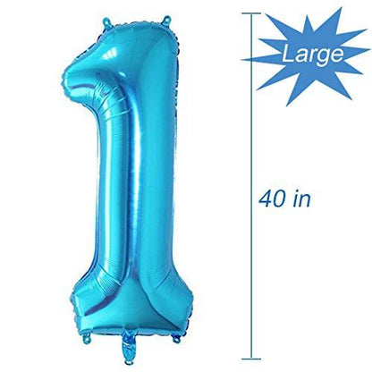 Blue Number 10 Balloon,40 Inch - Lasercutwraps Shop