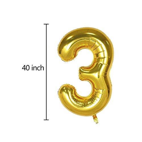 40inch Gold Number 30 Balloon Party Festival Decorations Birthday Party Supplies - Lasercutwraps Shop