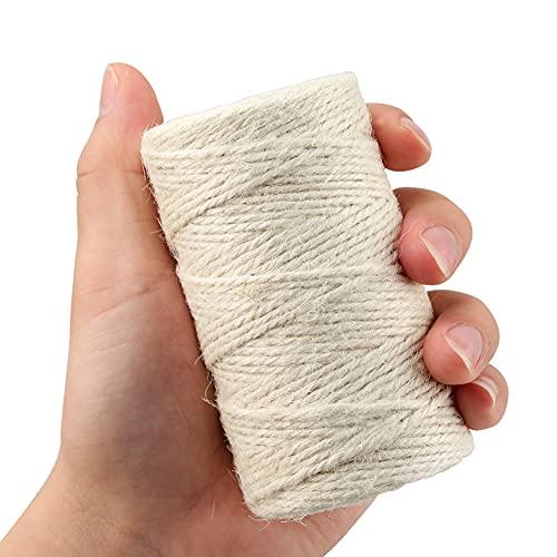 328 Feet Natural Jute Twine Best Arts Crafts Gift Twine Christmas Twine Durable Packing String,Beige - Lasercutwraps Shop
