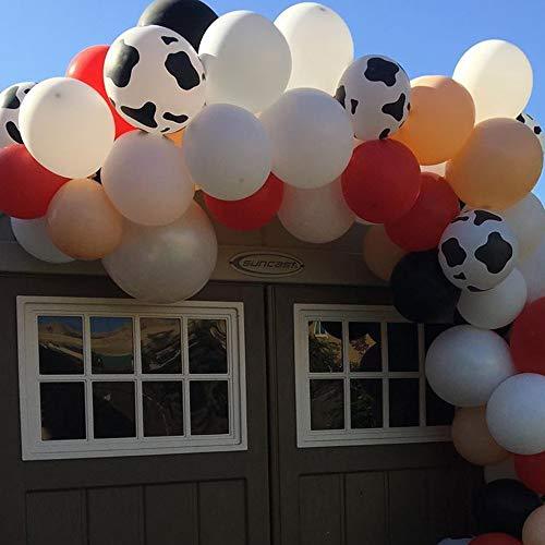 105pcs Cow Printed Balloon Garland Arch Kit for Farm Birthday Party Decorations - Lasercutwraps Shop