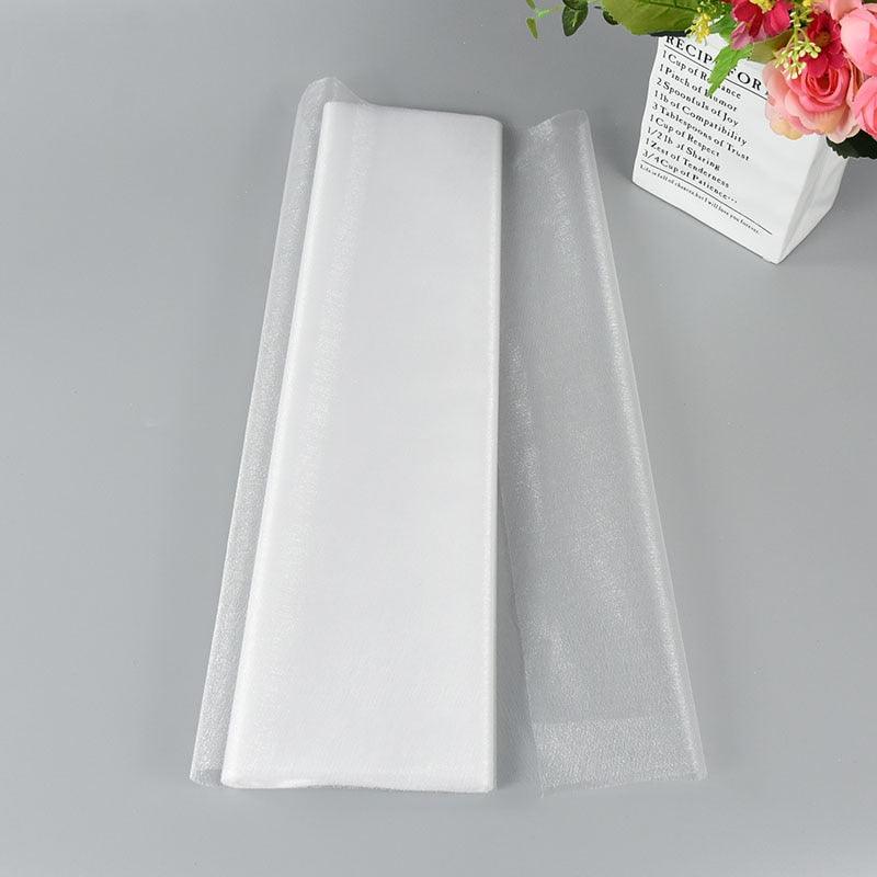 5/10m Wedding Decoration Tulle Roll Crystal Organza Sheer Fabric For Birthday Party Backdrop Wedding Chair Sashes Decor Yarn - Lasercutwraps Shop