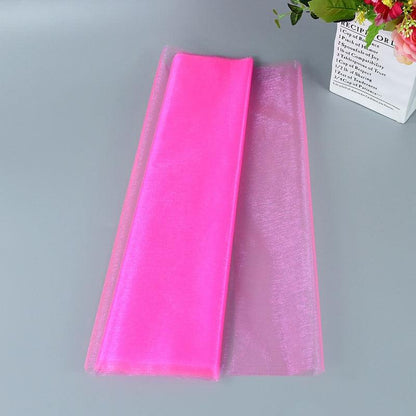 5/10m Wedding Decoration Tulle Roll Crystal Organza Sheer Fabric For Birthday Party Backdrop Wedding Chair Sashes Decor Yarn - Lasercutwraps Shop