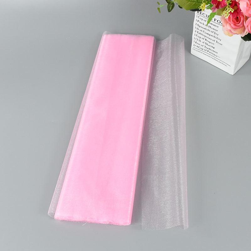 5/10m Wedding Decoration Tulle Roll Crystal Organza Sheer Fabric For Birthday Party Backdrop Wedding Chair Sashes Decor Yarn - Lasercutwraps Shop